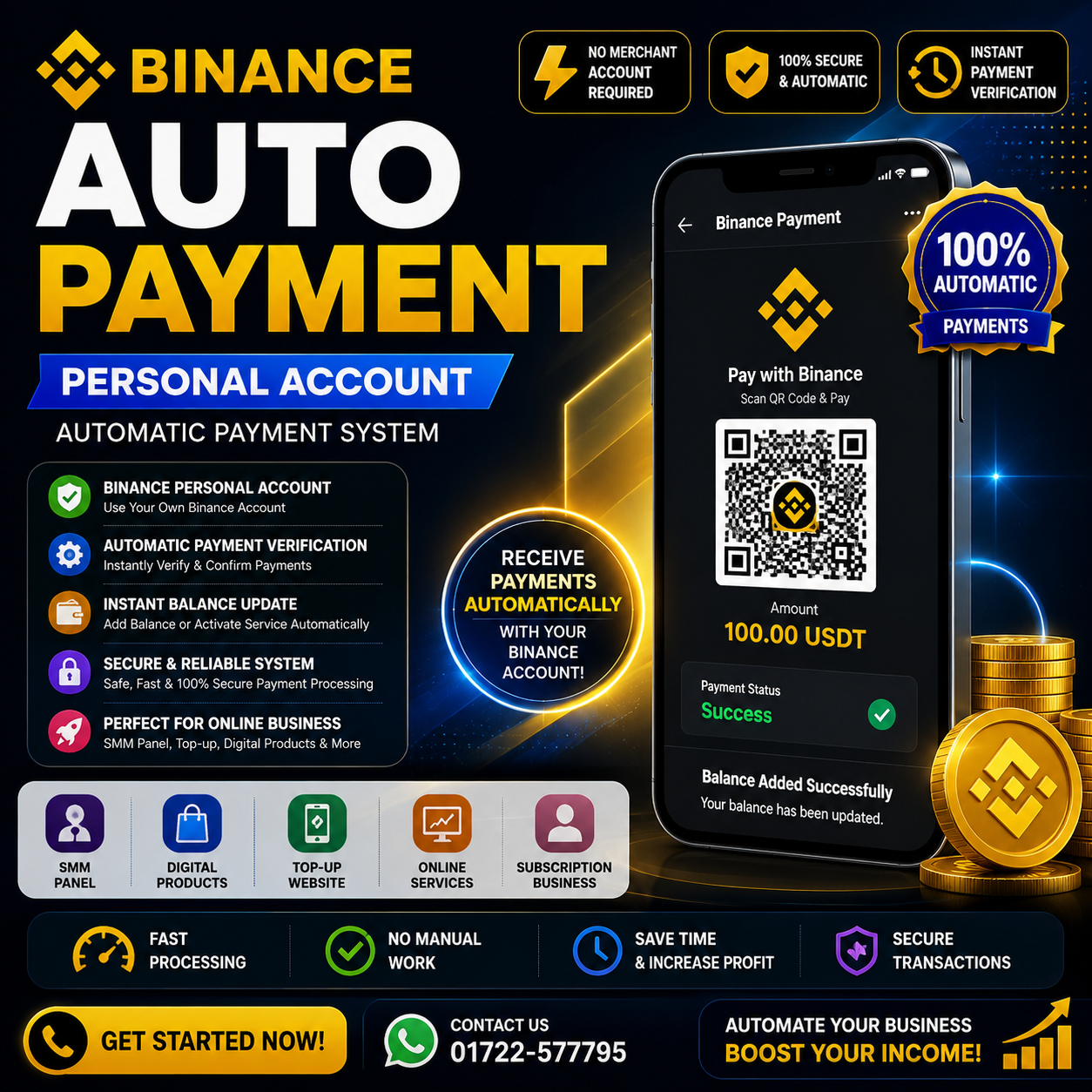 Binance Personal Account Auto Payment