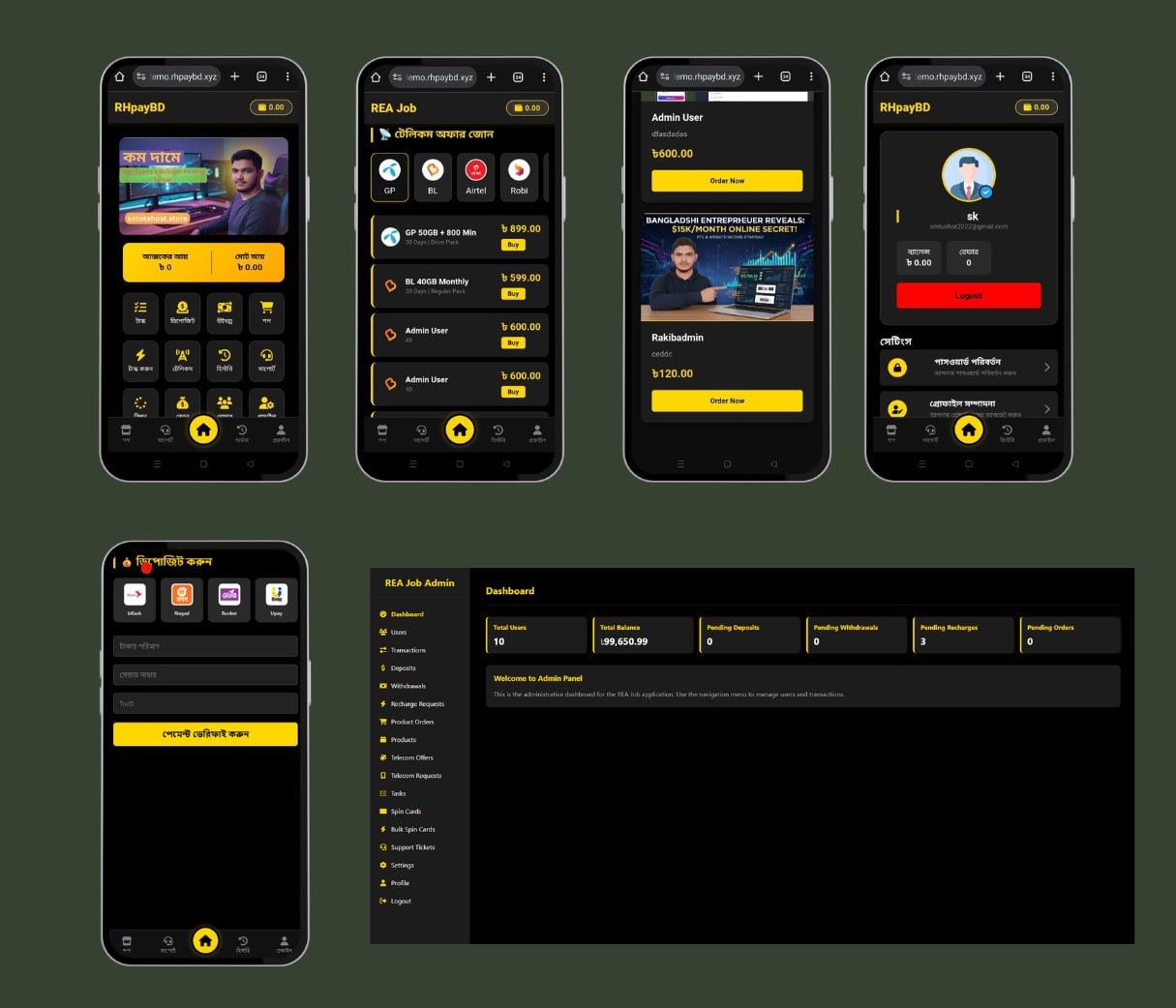 Multiple Service Website | All-in-One Digital Service