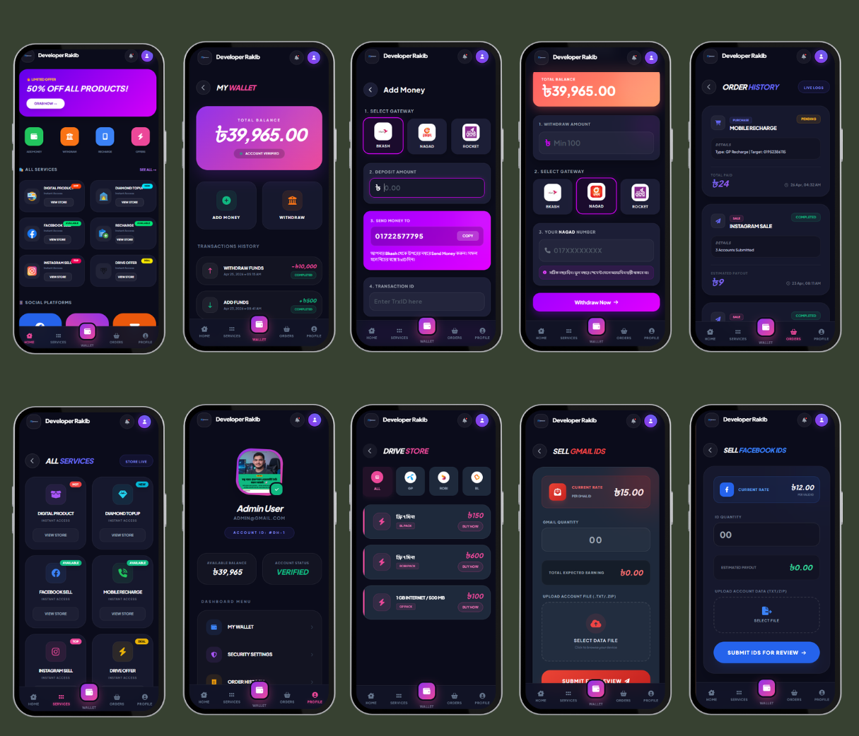 All-in-One Digital Service Platform